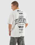 NENA AND PASADENA - Motor Raptor Tee.  Glacier Grey NPFT064