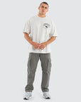 NENA AND PASADENA - Motor Raptor Tee.  Glacier Grey NPFT064