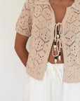 SILENT THEORY - Nina Crochet Top