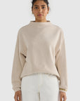 ORTC - Ava High Neck Jumper - Bone
