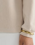 ORTC - Ava High Neck Jumper - Bone