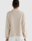 ORTC - Ava High Neck Jumper - Bone