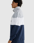ORTC - Classic Logo Quarter Zip - Grey Marle & Navy
