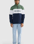 ORTC - Classic Logo Quarter Zip - Olive and Navy