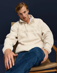 ORTC - Unisex Sherpa Fleece Quarter Zip Natural