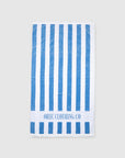 ORTC - Beach Towel Ocean Blue and White Stripes