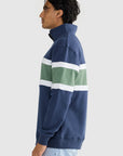 ORTC - Triple Panel Quarter Zip - Navy and Olive