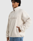 ORTC - Unisex Sherpa Fleece Quarter Zip Natural