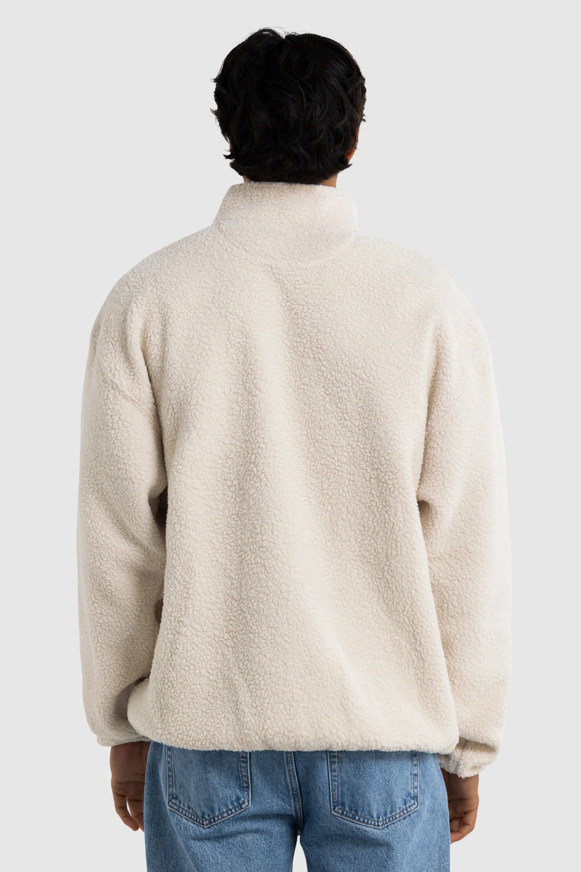 ORTC - Unisex Sherpa Fleece Quarter Zip Natural