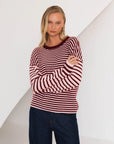 Ebby And I - Rebecca Stripe Knit Top