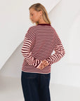 Ebby And I - Rebecca Stripe Knit Top
