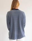 ALL ABOUT EVE - Paloma LS Stripe Tee - Nautical
