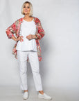 EQUINOX CLOTHING - Printed Overshirt - Pink