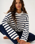 CARTEL & WILLOW - Rae Knit - Navy Stripe