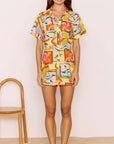 MINK PINK - Bold Scarf Print Playsuit Rosin Playsuit