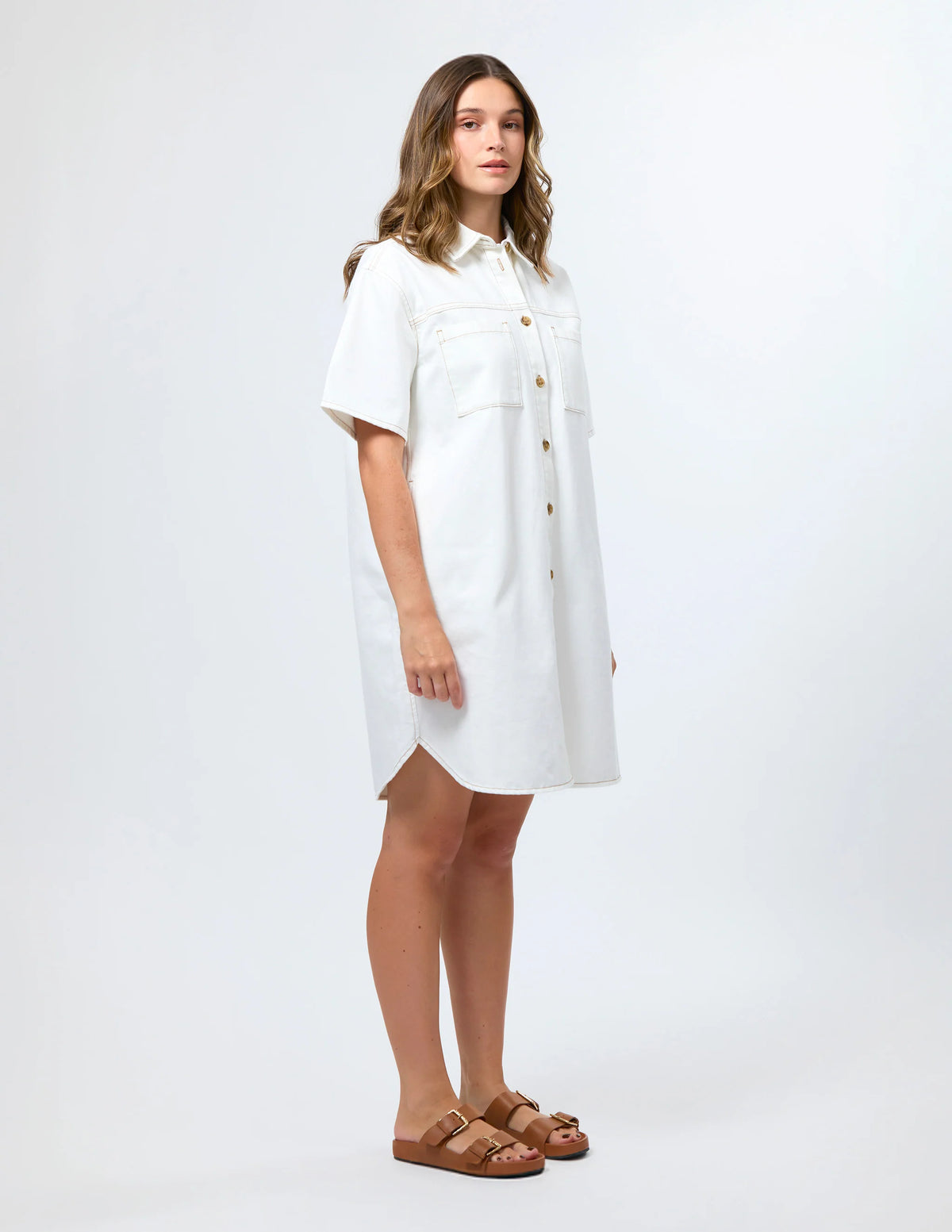 STELLA AND GEMMA - Dawn Dress Ecru
