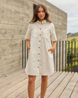 STELLA AND GEMMA - Dawn Dress Ecru