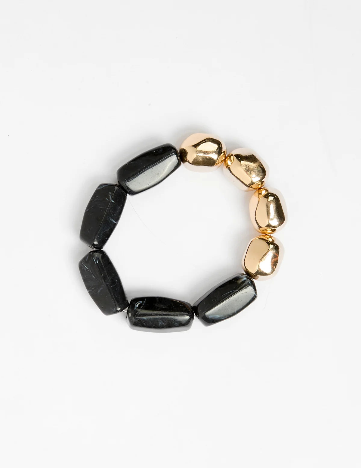 STELLA AND GEMMA - Bracelet Beads - Black Agate