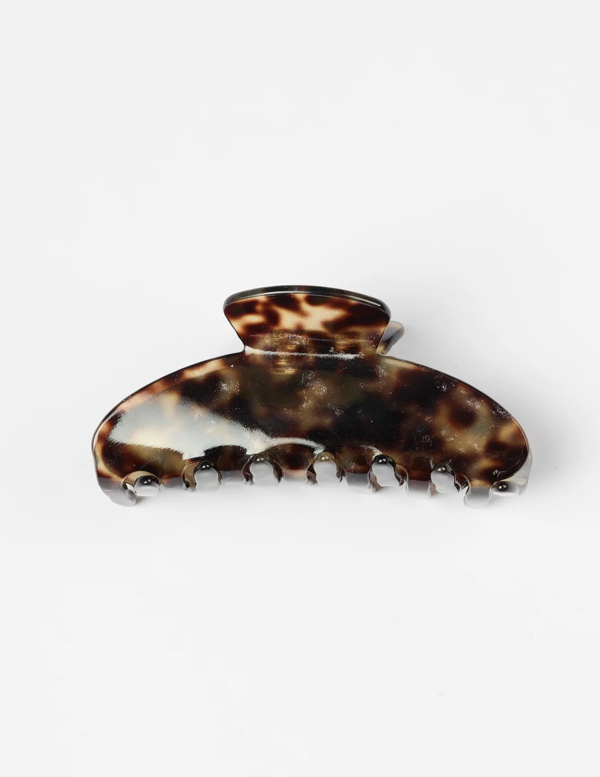 STELLA AND GEMMA - Hair Claw Leopard.  Brown Leopard
