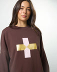 STELLA + GEMMA - Newport Sweat - Chocolate