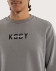 KISS CHACEY - Griffith Dual Curved Sweater - Pigment Frost Grey