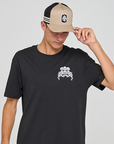 MAD HUEYS - Triple Anchor SS Tee - Black