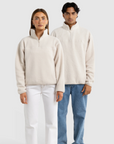 ORTC - Unisex Sherpa Fleece Quarter Zip Natural