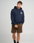 MAD HUEYS - Sinkin Tins Hooded Pullover - Navy