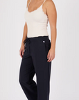 ONE TEN WILLOW - Cuff Detail Pant - Blue Graphite