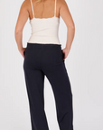 ONE TEN WILLOW - Cuff Detail Pant - Blue Graphite