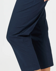 THREADZ - Santorini Cotton Pant - Navy
