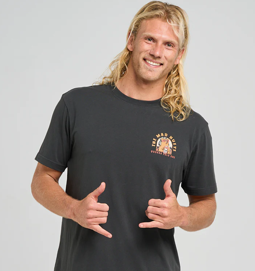 MAD HUEYS - Quokka Coldie SS Tee - Vintage Black – The Shak Of Robe