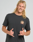 MAD HUEYS - Quokka Coldie SS Tee - Vintage Black