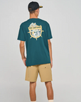 MAD HUEYS - Croc Captain SS Tee Atlantic