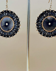 WE THE CARTEL - Francesca Beaded Earrings - Black