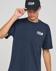 MAD HUEYS - Foaming At The Mouth SS Tee - Navy