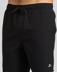 MAD HUEYS  - Triple Anchor 18th Swim Volley Short - Black