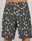 MAD HUEYS - Croc Captain 18th Swim Volley Short - Vintage Black