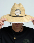 MAD HUEYS - Croc Captain Straw Hat - Natural