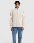ORTC - Unisex Sherpa Fleece Quarter Zip Natural