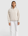 ORTC - Unisex Sherpa Fleece Quarter Zip Natural