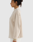 ORTC - Ava High Neck Jumper - Bone