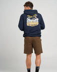 MAD HUEYS - Sinkin Tins Hooded Pullover - Navy