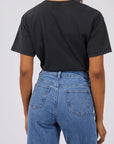 SILENT THEORY-  Joshua Tree Tie Tee.  Washed Black