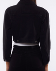 SILENTTHEORY- Courtney Crop Jacket Black