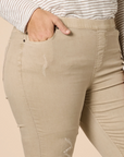 THREADZ - LA Stretch Pull On Jean - Natural Product Code 35371