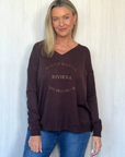 THREADZ- Saint Barth Knit - Chocolate.