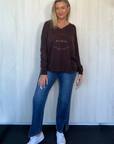 THREADZ- Saint Barth Knit - Chocolate.