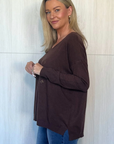 THREADZ- Saint Barth Knit - Chocolate.