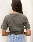 SILENT THEORY-  Toretto Tie Tee.  Coal